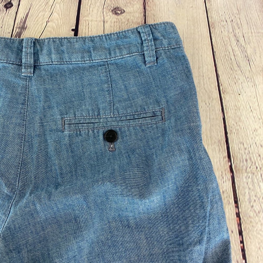 Banana Republic Cotton City Chino Blue Shorts - Picture 7 of 7